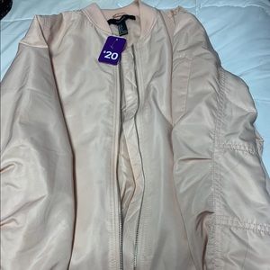 Pink bomber jacket